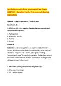 Certified Nuclear Medicine Technologist &lpar;CNMT&rpar; Exam &NewLine;2026&sol;2027 &vert; Complete Practice Test&comma; Answers & Detailed &NewLine;Explanations 