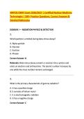 NMTCB CNMT Exam 2026&sol;2027 &vert; Certified Nuclear Medicine &NewLine;Technologist &vert; 300&plus; Practice Questions&comma; Correct Answers & &NewLine;Detailed Rationales 