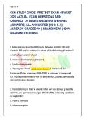 CEN Pretest Exam Newest 2026 &vert; 60 Actual Q&As with Rationales &vert; Score A&plus; on First Attempt