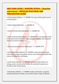 NHA CCMA &lbrack;2026&rsqb; &vert; UPDATED ACTUAL &vert; Question&NewLine;and Answer &vert; DETAILED SOLUTIONS AND&NewLine;PREPARATION GUIDE