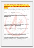NHA CCMA &lbrack;2026&rsqb; &vert; UPDATED ACTUAL &vert; Question&NewLine;and Answer &vert; VERIFIED ANSWERS AND COMPLETE&NewLine;REVIEW