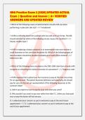 NHA Practice Exam 1 &lbrack;2026&rsqb; UPDATED ACTUAL&NewLine;Exam &vert; Question and Answer &vert; A&plus; VERIFIED&NewLine;ANSWERS AND UPDATED REVIEW