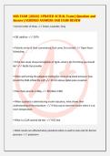 NHA EXAM &lbrack;2026&rsqb; UPDATED ACTUAL Exam &vert; Question and&NewLine;Answer &vert; VERIFIED ANSWERS AND EXAM REVIEW