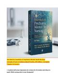 Test Bank for Essentials of Psychiatric Mental Health Nursing&colon; Concepts of Care in Evidence-Based Practice&comma; 9th Edition &vert; Complete Chapters & Answers