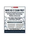 NURS 6512 Advanced Health Assessment & Diagnostic Reasoning &mdash; INSTANT PDF DOWNLOAD &mdash; Verified NURS 6512 Exam Prep &vert; Walden University &vert; Q & A &vert; 2026&sol;2027 Edition