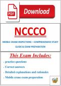 NCCCO Mobile Crane Core Exam 2026 &vert; Study Guide&comma; Practice Questions & Answers
