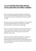 ALL ATI CAPSTONE PROCTORED UPDATED&NewLine;ACTUAL QUESTIONS AND CORRECT ANSWERS