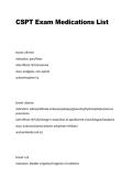 CSPT Exam Medications List &vert; Pharmacy Tech Study Guide 2026&sol;2027