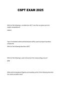 CSPT Exam 2026&sol;2027 &vert; Practice Questions & Answers