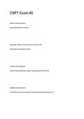 CSPT Exam 2 &vert; Practice Questions & Answers 2026&sol;2027