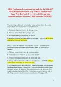 HESI Fundamentals exam prep test bank for the  HESI Fundamentals exam prep 2 &sol; HESI Fundamentals Exam Prep Test bank 2 &ndash; a review of 300&plus; real tests questions and correct answers with rationales&ast;&ast; 