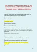 HESI Fundamentals exam prep test banks Bundle for the 2026-2027 HESI Fundamentals exam prep &sol;  Evolve HESI Fundamentals Exam Prep Test banks Packet &ndash; a review of 940&plus; real tests questions and correct answers with rationales&ast;2026-2027&ast;