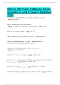 Milady 200 Hour Esthetics Exam Questions and Answers Updated 2026