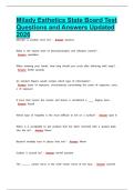Milady Esthetics State Board Test Questions and Answers Updated 2026
