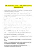 MTS Test 3 with all Correct & 100&percnt; Verified Answers &vert;Guaranteed to Pass
