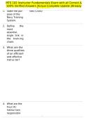MTS 102 Instructor Fundamentals Exam with all Correct & 100&percnt; Verified Answers &vert;Actual Complete Update &vert;Already Graded A&plus;