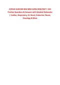 EVOLVE ELSEVIER HESI MED-SURG 2026&sol;2027 &vert; 350 &NewLine;Practice Questions & Answers with Detailed Rationales &NewLine;&vert; Cardiac&comma; Respiratory&comma; GI&comma; Renal&comma; Endocrine&comma; Neuro&comma; &NewLine;Oncology & More 