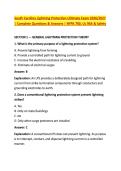 South Carolina Lightning Protection Ultimate Exam 2026&sol;2027 &NewLine;&vert; Complete Questions & Answers &vert; NFPA 780&comma; UL 96A & Safety 
