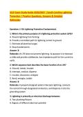 SCLP Exam Study Guide 2026&sol;2027 &vert; South Carolina Lightning &NewLine;Protection &vert; Practice Questions&comma; Answers & Detailed &NewLine;Rationales 