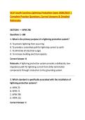 SCLP South Carolina Lightning Protection Exam 2026&sol;2027 &vert; &NewLine;Complete Practice Questions&comma; Correct Answers & Detailed &NewLine;Rationales 