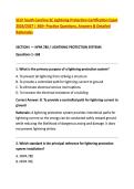 SCLP South Carolina SC Lightning Protection Certification Exam &NewLine;2026&sol;2027 &vert; 300&plus; Practice Questions&comma; Answers & Detailed &NewLine;Rationales 
