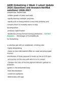 AAMI Embalming 2 Week 2 Latest Update 2026 &lpar;Questions and Answers-Verified solutions&rpar; 2026