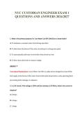 NYC CUSTODIAN ENGINEER EXAM 1&NewLine;QUESTIONS AND ANSWERS 2026&sol;2027