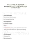 NYC CUSTODIAN ENGINEER&NewLine;COMPREHENSIVE EXAM QUESTIONS&NewLine;AND ANSWERS
