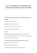 NYC CUSTODIAN ENGINEER EXAM PACKAGE DEAL 100&percnt; VERIFIED 2026&sol;2027