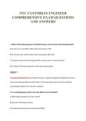 NYC CUSTODIAN ENGINEER EXAM PACKAGE DEAL 100&percnt; VERIFIED 2026&sol;2027
