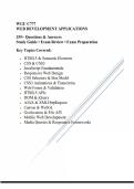 WGU C777 Web Development Applications Questions & Answers Bundle &vert; 100  Exam Prep & Study Guide &vert; 2026&ndash;2027