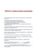 FINA 3317 - Chapter 14 Exam Latest Update