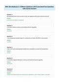 BIOL 204 Athabasca U- Midterm Questions with Guaranteed Pass Questions&NewLine;with Correct Answers