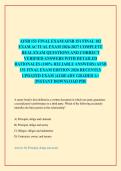 AFSB 151 FINAL EXAM&sol;AFSB 151 FINAL 182 EXAM ACTUAL EXAM 2026-2027 COMPLETE REAL EXAM QUESTIONS AND CORRECT VERIFIED ANSWERS WITH DETAILED RATIONALES &lpar;100&percnt; RELIABLE ANSWERS&rpar; AFSB 151 FINAL EXAM EDITION 2026 RECENTLY UPDATED EXAM &vert;ALREADY GRADED A&plus; &vert;INSTANT