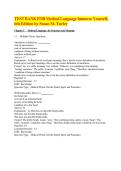 TEST BANK FOR Medical Language Immerse Yourself&comma;&NewLine;6th Edition by Susan M&period; Turley