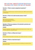 SSM TCAR EXAM - COMPLETE QUESTIONS AND DETAILED&NewLine;SOLUTIONS LATEST UPDATE THIS YEAR JUST RELEASED