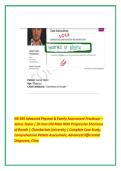 NR 509 Advanced Physical & Family Assessment Practicum &ndash; &NewLine;James Taylor &vert; 39-Year-Old Male With Progressive Shortness &NewLine;of Breath &vert; Chamberlain University &vert; Complete Case Study&comma; &NewLine;Comprehensive Patient Assessment&comma; Advanced Differential &NewLine;Diagnoses&comma; Clinic