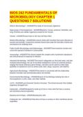 BIOS 242 FUNDAMENTALS OF MICROBIOLOGY CHAPTER 1 QUESTIONS 7 SOLUTIONS