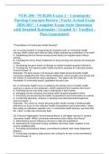 NUR 206 &sol; NUR206 Exam 2 &ndash; Community Nursing Concepts Review &vert; Fortis Actual Exam 2026&sol;2027 &vert; Complete Exam-Style Questions with Detailed Rationales &vert; Graded A&plus; Verified &ndash; Pass Guaranteed
