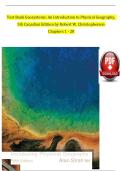 Test Bank Geosystems&colon; An Introduction to Physical Geography&comma; 5th Canadian Edition by Robert W&period; Christopherson&NewLine;Chapters 1 - 20