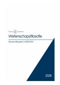 Wetenschapsfilosofie MAW - Samenvatting deel 1 Blok 1 &lpar;425025-B-6&rpar;