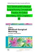 Test Bank For Medical Surgical Nursing 5th Edition By Holly K&period; Stromberg Chapter 1-49&comma;&comma;&comma;Alpha&NewLine;