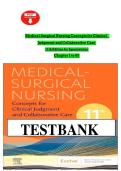 TEST BANK FOR Medical-Surgical Nursing&colon; Concepts for Clinical Judgment and Collaborative Care 11th edition by Donna D&period; Ignatavicius ISBN&colon; 978-0323878265NEW COMPLETE GUIDE WITH RATIONALES 100&percnt; VERIFIED A&plus; GRADE ASSURED&excl;&excl;&excl;&excl;NEW LATEST UPDATE&excl;&excl;&excl;&excl;&excl;&excl;&NewLine;