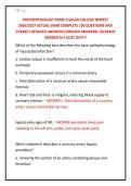 PATHOPHYSIOLOGY EXAM 3 GALEN COLLEGE NEWEST &NewLine;2026&sol;2027 ACTUAL EXAM COMPLETE 100 QUESTIONS AND &NewLine;CORRECT DETAILED ANSWERS &lpar;VERIFIED ANSWERS&rpar; &vert;ALREADY &NewLine;GRADED A&plus;&vert;&vert;JUST OUT&excl;&excl;&excl;