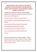 PATHOPHYSIOLOGY EXAM 4 GALEN COLLEGE NEWEST &NewLine;2026&sol;2027 ACTUAL EXAM COMPLETE 80 QUESTIONS AND &NewLine;CORRECT DETAILED ANSWERS &lpar;VERIFIED ANSWERS&rpar; &vert;ALREADY &NewLine;GRADED A&plus;&vert;&vert;JUST OUT&excl;&excl;&excl; 