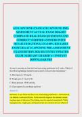 ATI CAPSTONE EXAM&sol;ATI CAPSTONE PRE-ASSESSMENT ACTUAL EXAM 2026-2027 COMPLETE REAL EXAM QUESTIONS AND CORRECT VERIFIED ANSWERS WITH DETAILED RATIONALES &lpar;100&percnt; RELIABLE ANSWERS&rpar; ATI CAPSTONE PRE-ASSESSMENT EXAM EDITION 2026 RECENTLY UPDATED EXAM &vert;ALREADY GRA