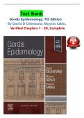 TEST BANK For Gordis Epidemiology&comma; 7th Edition By David D Celentano&semi; Moyses Szklo&comma; Verified Chapters 1 - 20&comma; Complete Newest Version