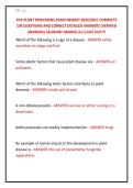 PCA PLANT PATHOGENS EXAM NEWEST 2026&sol;2027 COMPLETE &NewLine;100 QUESTIONS AND CORRECT DETAILED ANSWERS &lpar;VERIFIED &NewLine;ANSWERS&rpar; &vert;ALREADY GRADED A&plus;&vert;&vert;JUST OUT&excl;&excl;&excl; 