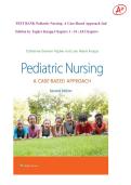 TEST BANK Pediatric Nursing- A Case-Based Approach 2nd  Edition by Tagher Knapp Chapters 1 - 34 &vert; All Chapters&vert;Ace Your Exam On Your First Attempt&excl;&excl;&excl;