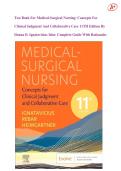 Test Bank For Medical-Surgical Nursing&colon; Concepts For  Clinical Judgment And Collaborative Care 11TH Edition By  Donna D&period; Ignatavicius Isbn&colon; Complete Guide With Rationales